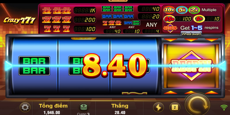 Trải Nghiệm Game Siêu Nổ Hũ 777 Cực Phê Tại NEW88 10 Nổ hũ Crazy 777